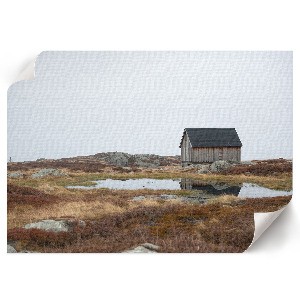 Poster bilder Ein Haus mitten im Nirgendwo