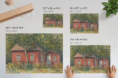 Plakat im Landhausstil