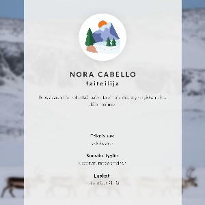 Wandposter Berglandschaft