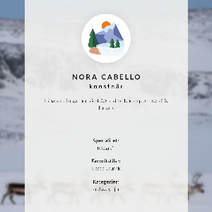 Wandposter Berglandschaft