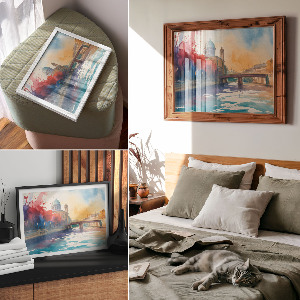 Poster bilder Stadtlandschaft