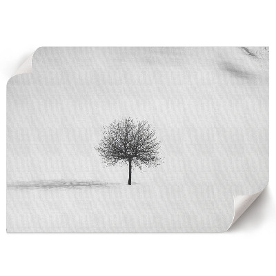 Plakat mit Winterlandschaft