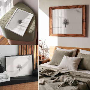 Plakat Winterlandschaft