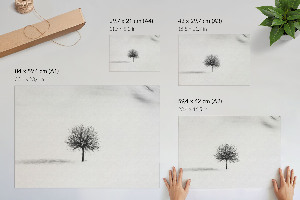 Plakat Winterlandschaft