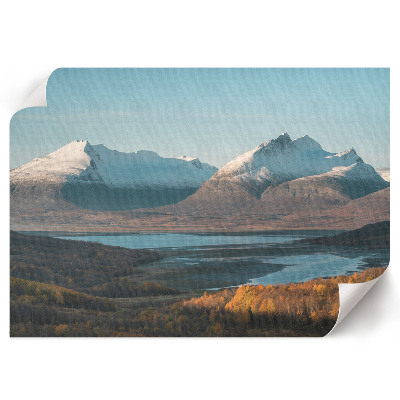 Poster mit Motiv einer Berglandschaft