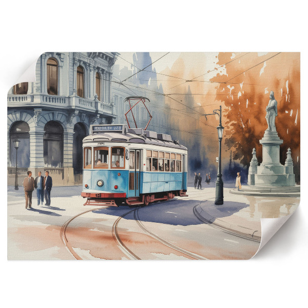 Poster druck Straßenbahn