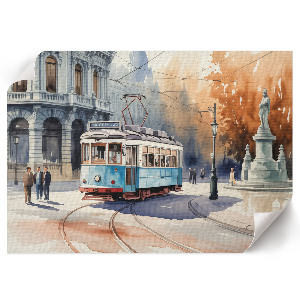Poster druck Straßenbahn