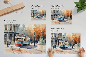 Poster druck Straßenbahn
