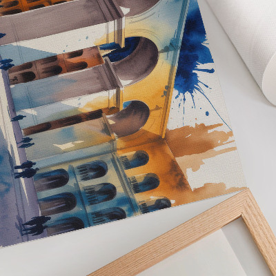 Poster mit Stadtlandschaft