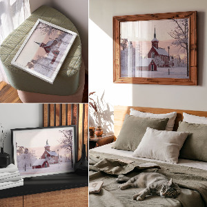 Wandposter „Winterkapelle