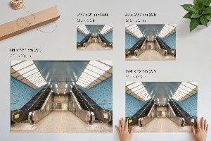 Plakat „Moderne U‑Bahn