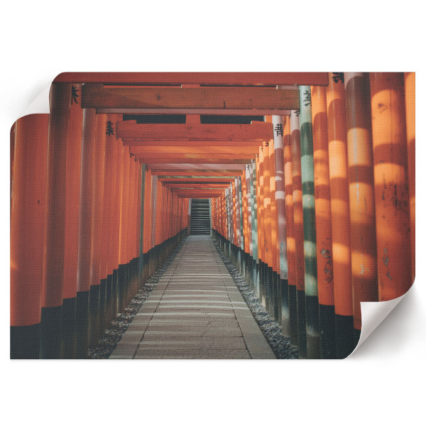 Wandposter mit Motiv eines Tunnels in Asien