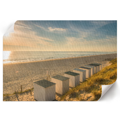 Wandposter mit Strandlandschaft