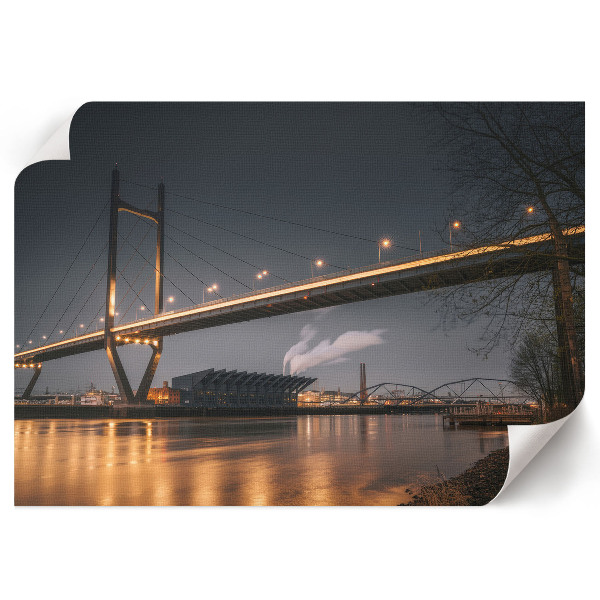 Poster „Nachtbrücke“