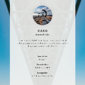 Plakat mit Stadtlandschaft