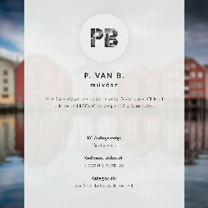 Wandposter Pier und See