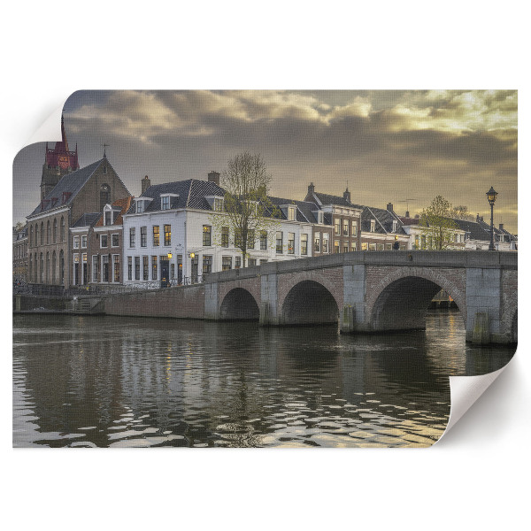 Poster mit atmosphärischem Stadtmotiv