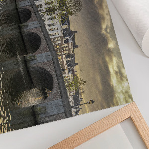 Poster mit atmosphärischem Stadtmotiv