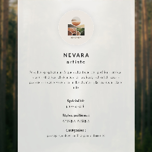 Plakat Berglandschaft