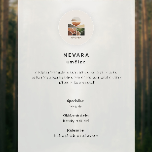 Plakat Berglandschaft