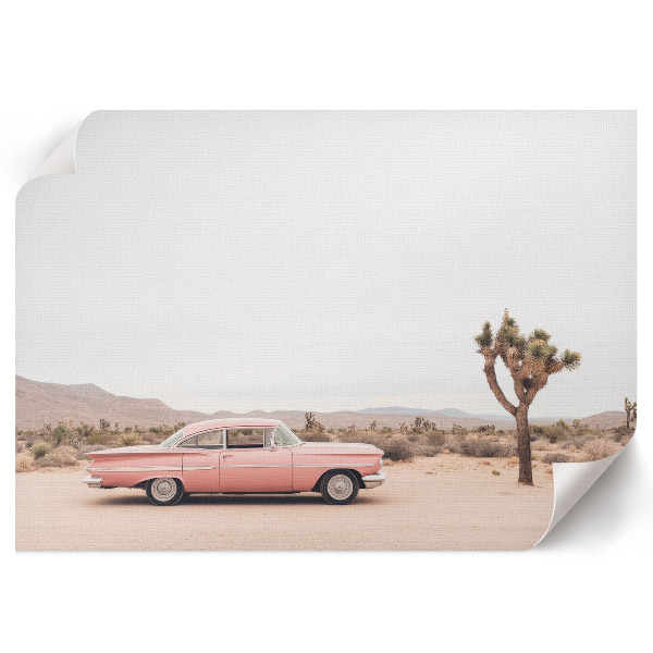 Poster mit retro-inspirierter Landschaft