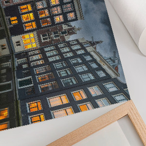 Poster mit Motiv 'Stadtkanal'