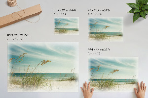 Wandposter Ruhiger Strand