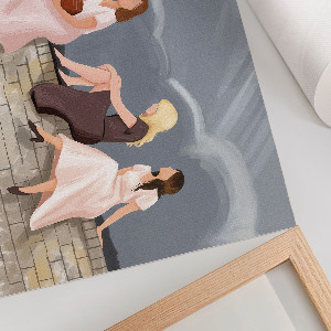 Poster bilder Frauen zusammen