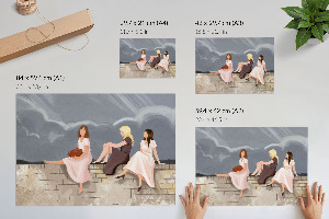 Poster bilder Frauen zusammen