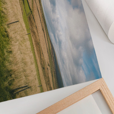 Poster mit ländlicher Idylle