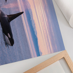 Poster mit Druck einer Meereslandschaft