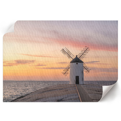 Plakat „Windmühle am Meer”