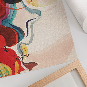Poster mit geometrischer abstrakter Darstellung