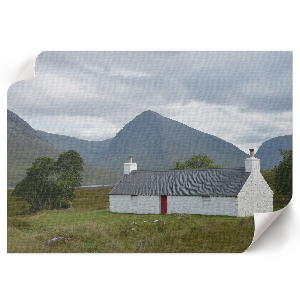 Poster mit Motiv einer Berglandschaft