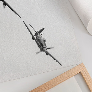 Wandposter Schwarze Flugzeuge