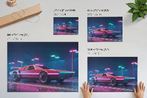 Poster bilder Neonauto