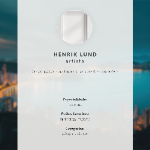 Poster Stadt bei Nacht