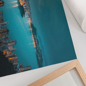 Poster Stadt bei Nacht
