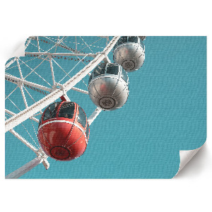 Wandposter mit Motiv eines Mühlrads