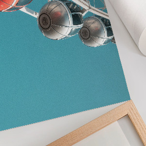 Wandposter Mühlrad