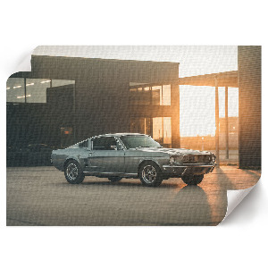 Poster druck Retro-Auto