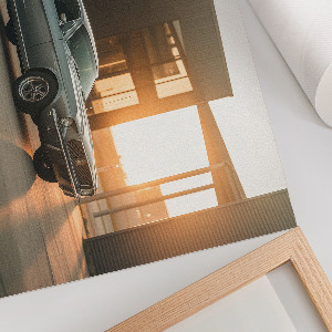Poster druck Retro-Auto