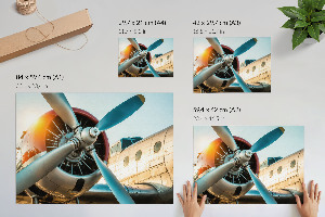 Plakat Flugzeugdetails