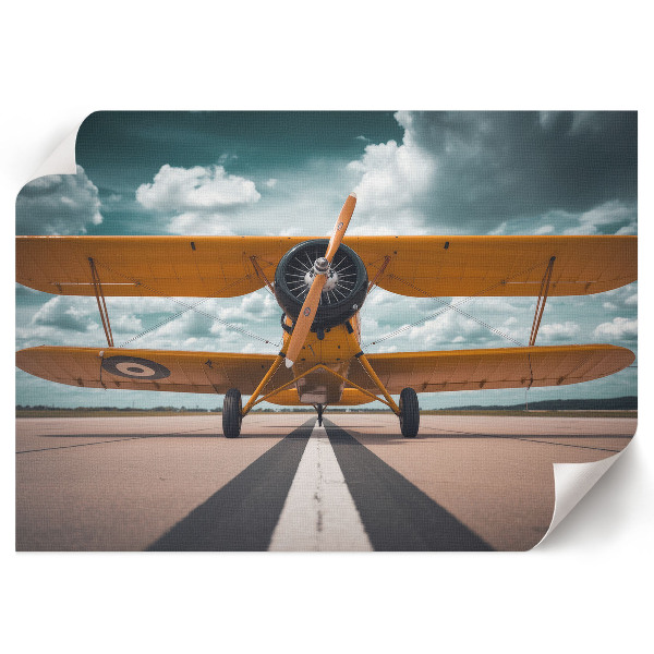 Poster druck Ein Flugzeug startet