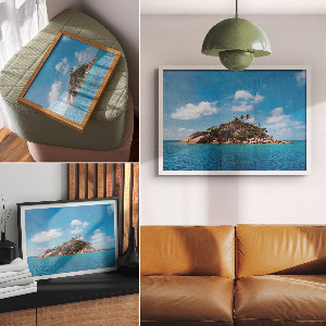 Poster druck Exotische Oase