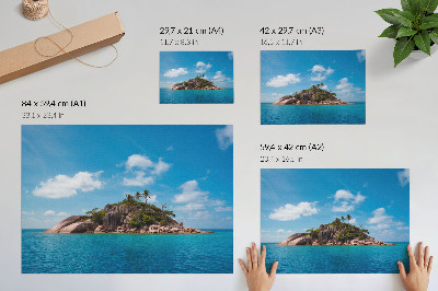 Poster mit Motiv 