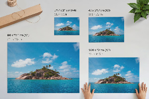 Poster druck Exotische Oase