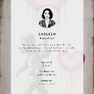 Poster Kind und Hund