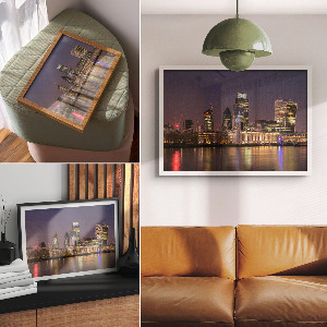 Poster Stadtlandschaft
