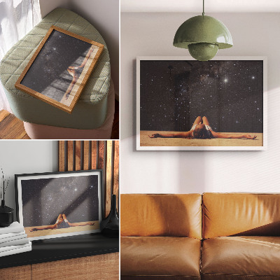 Plakat „Sterne in der Nacht